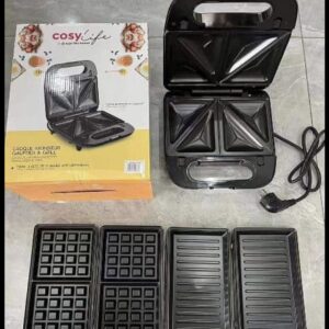 COSY Croque 3 in 1 Sandwich,Waffle & Grill Maker
